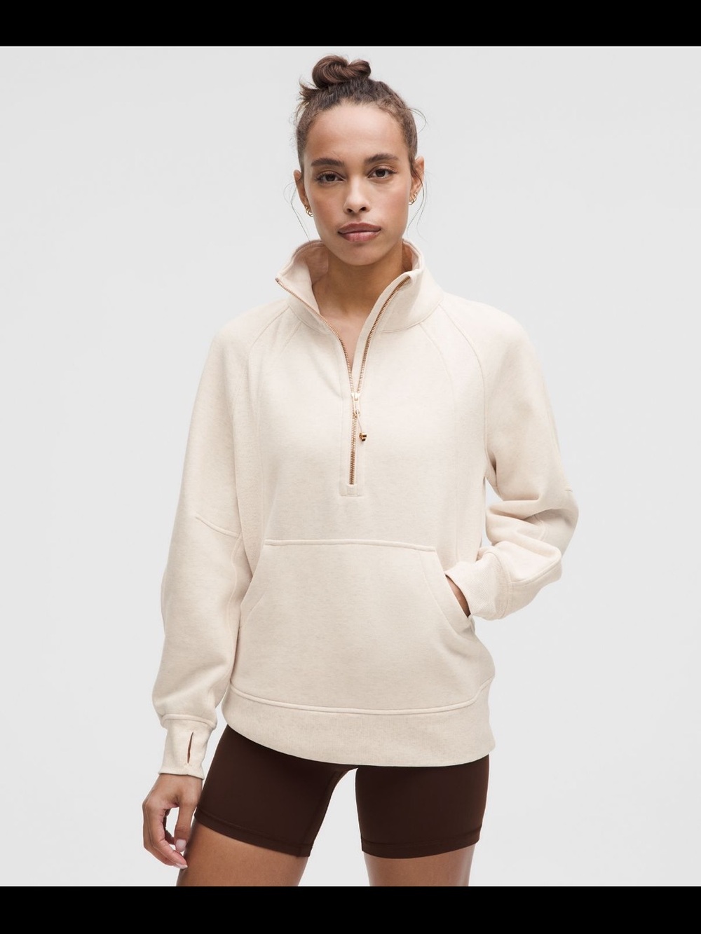 Lululemon oversized  Half-Zip Pullover Sweatshirt Sized XS/S